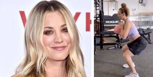 kaley cuoco hardcore interracial - Kaley Cuoco Is Major Fitspo In Her 1st Pregnancy Workout IG Video