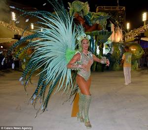 Mini Carnival Porn - The first British samba queen, Londoner Samantha Flores, 37, was the  principal muse