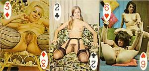 nude actress playing vintages cards - Vintage Erotic Playing Cards for sale from Vintage Nude Photos!