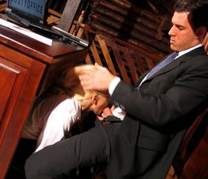 blowjob under desk - you make my dick hard