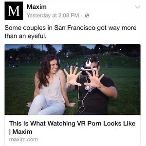 Future Reality Porn - An awesome Virtual Reality pic! #virtualreality porn is the future and  #BaDoinkVR has