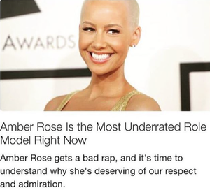 amber rose hot fucking tranny - Amber Rose, Feminism, and Contemporary Pop Culture | by Anissa Labyad |  Medium