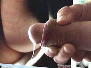 huge curved veiny cocks - Wonderful view of a big, thick, veiny cock cumming for my tits. Thank