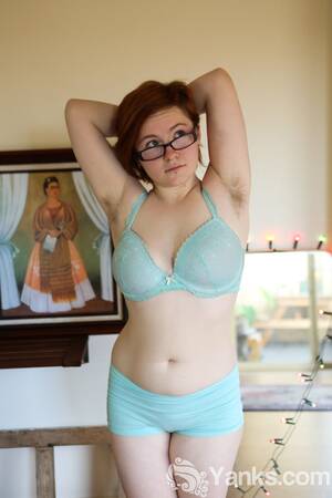 Chubby Porn Stars Redhead Glasses Lingerie - Pale redhead in glasses Panda shows her unshaven chubby body | SexPin.net â€“  Free Porn Pics and Sex Videos