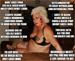 fat fuck pig caption - I'm a FAT BBC Fuckpig! - Freakden