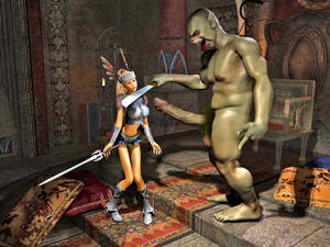 3d xxx cartoon warrior - Warrior girl gets fucked hard after battle | Elf raped by demons