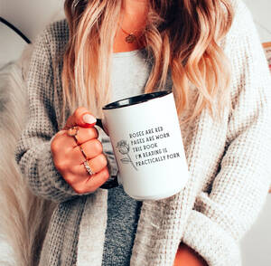 Mom Reading Book Porn - Smut Readers Mug, Funny Reading Mug, Roses Are Red Mug, Spicy Book Lovers  Mug, Smut Reader Gift, Spicy Book Gift, Funny Gift for Mom or Her - Etsy
