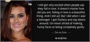 Cote De Pablo Porn Captions - Cote de Pablo Quotes. QuotesGram