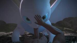 Night Fury Dragon Porn - Light Fury [TwitchyAnimation]