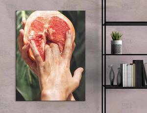 fingering in nude beach - Fruit Porn Grapefruit Fingering Abstract Vulva Art Print Nude Print Erotic  Wall Art Sensual Photography Food Porn Fruit Porn Wall Art - Etsy