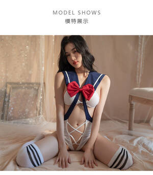 lingerie sailor moon porn - Hollow Bandage Sailor Suit Backless Sexy Lingerie Porn Underwear Women Set  Swimsuit Sailor Moon Cosplay Costumes Role Play Set