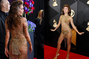 Miley Cyrus Nude Porn Captions - Grammys 2024: Did Miley Cyrus Wear An Outfit Made Of 'Safety Pins'? - News18