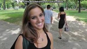 awesome public cumshots - Awesome public sex adventure with hot babe