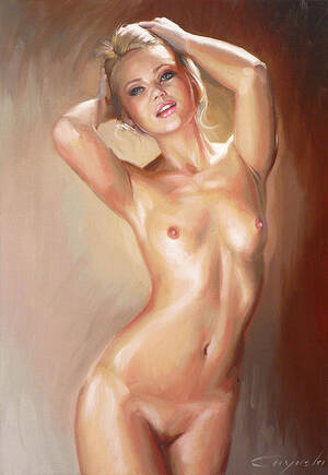 erotic oil paint - Pintura Al Ã“leo / Oil Paintings â€“ Digital Illustrations â€“ The Erotic Art of  Daniel Cayuela