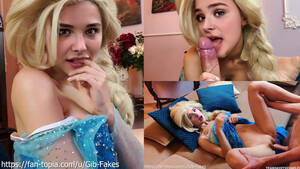 Frozen Porn Cumshot - Chloe Grace Moretz Cosplay - Elsa From Frozen Gets Fucked And Cummed All  Over DeepFake Porn Video - MrDeepFakes