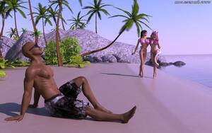 3d Fuck Comics Beach - Felinas Sex on the Beach â€“ Vol. 1 | Porn Comics