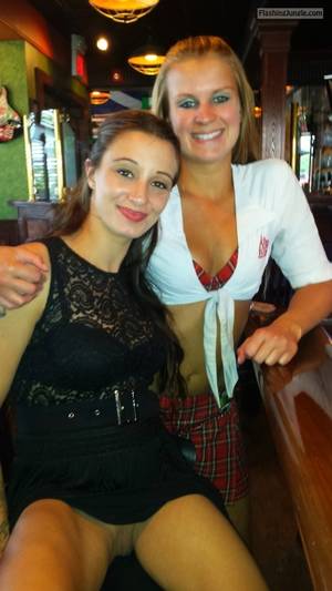 mom accidental upskirt - Pantyless daughter and mother photo