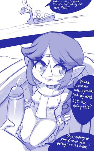 Medli Porn - Medli X Toon Link comic porn | HD Porn Comics