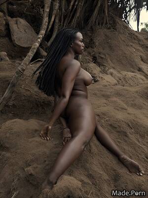 Jungle Women Porn - Porn image of jungle woman dark daytime long hair nude black created by AI
