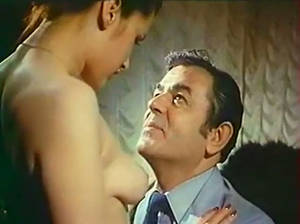 nipple squeezing porn - Old dude enjoys sucking hard and perky nipples of seductive young red head