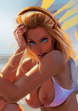 Drawing Anime Fantasy Porn - Mercy sunshine Nude version Tools:Photoshop CC Time taken: 2 hr 40 m  Photoreferences used For my patrons: â¤PSD with steps and layers â¤Jpg steps  â¤Hi-Res 2 ...