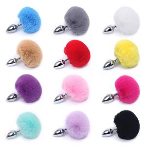 Hd Anal Toy - Porn Toy Rabbit Hair Ball Tail Anal Plug Sex Toys Anal Toys Butt Plug  Stainless Steel Anal Plug Bdsm Women Adult Sex Products From 18,11 â‚¬ |  DHgate