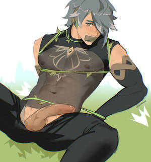 big black dick rule 34 - Rule 34 - abs alhaitham (genshin impact) balls big penis black armwear black  clothing black legwear blush bondage ear ornament first porn of character  genshin impact gray hair green eyes male male/male