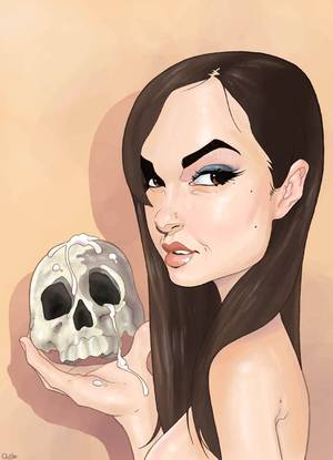 Famous Celebrity Porn Karikatoor - Sasha grey the existencialist porn star, Luis Quiles. Caricature
