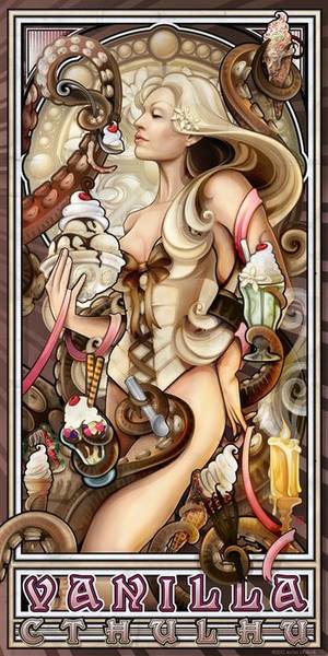 Lovecraft Porn - Ice Cream Cthulhu Triptych on Behance