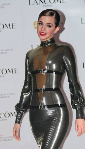 Emma Watson Bondage Porn - Emma Watson In Latex Bondage Dress