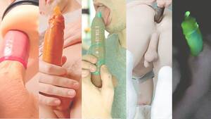 Dildo Condom Porn - Fucking my Ass with Dildo / Cum in Condom - Pornhub.com