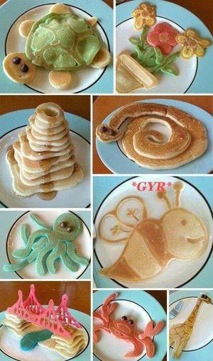3d Food Porn - The Platt Family do Sunday Pancakes each week (bad for the waistline, but  FAB for family ritual of togetherness and fun!) LOVING these fun pancake  ideas!