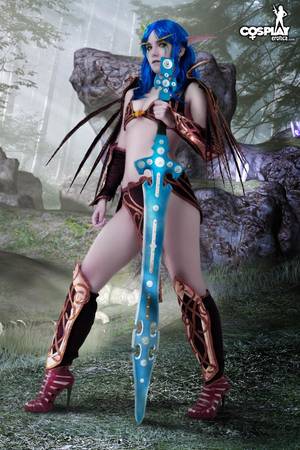 Elf Princess Cosplay Porn - CosplayErotica - Night elf, World of Warcraft nude cosplay