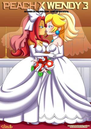 Mario Lesbian Porn Toon - Peach X Wendy- Super Mario Brothers- By Unknown5