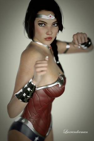 3d Superheroines Deviantart Sexy - Wonder Woman (CGI, Photoshop) by luxrenderman on DeviantArt