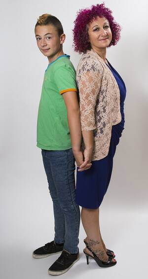 Mother Nudist Porn - The mother who's proud to parade naked in front of her 13-year-old son |  Daily Mail Online