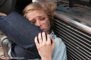 Arab Slave Blowjob - Randy mechanic use cute blonde as sex slave - XXX Dessert - Picture 2