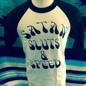 Baseball Shirt Porn - The Original Satan Sluts & Speed baseball shirts from killscumspeedcult.com  TAGS: devil,