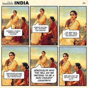 cartoon indian porn queen - Due to this sudden popularity, Rajamani has shifted his work from his  personal Facebook page to a separate Inedible India account.