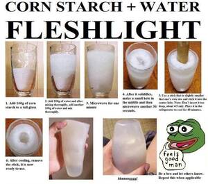 homemade fleshlight glove warm water - Make Your Own Fleshlight [NSFW] : r/lifehacks