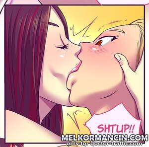 boobs kissing cartoon lesbian sex - Busty lesbians kissing and licking pussy in cartoon sex