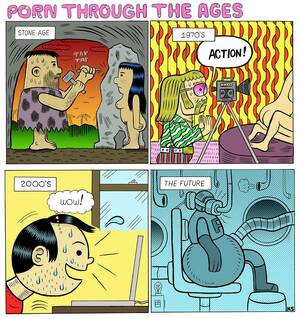 Funny Sunday Cartoon Porn Comics - Comic: The Evolution of Porn. And three other Sunday Funnies | by MEL | MEL  Magazine | Medium