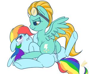 Boy Rainbow Dash Porn - #181614 - anus, artist:kinkypinkie, cute, cute porn, explicit, goggles,  lesbian, lightning dust, nudity, ponut, rainbow dash, rainbowdust,  shipping, ...