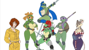 Ninja Turtle Venus Sex Porn - blursed TMNT : r/blursedimages