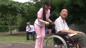 japan bizarre xxx - Subtitled bizarre Japanese half naked caregiver outdoors HD