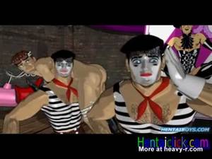 Mime Gay Porn - Group hentai gay hunks gangbanged and juiced