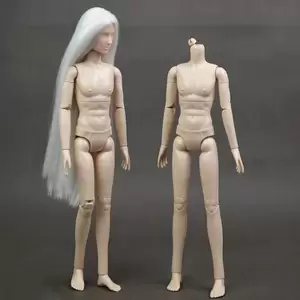 Bjd Male Doll Porn - 1/6 Nude Male Doll 20 Joint Flexible Body Bjd Boy Prince Long White Black  Hair Boyfriend Diy 31cm Doll - Dolls - AliExpress
