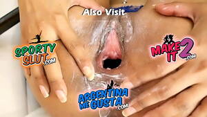 gaping latina pussies - Perfect Round Ass Latina Gaping Pussy and Fucking Dildo - XVIDEOS.COM