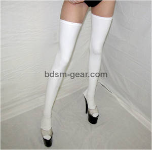latex glove stockings - White Latex Stockings