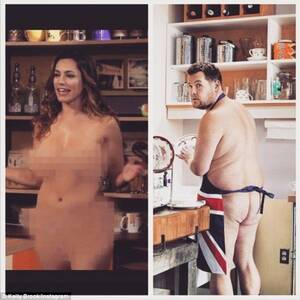 Kelly Brook Pussy - Kelly Brook nude in photos of herself and James Corden on Instagram | Daily  Mail Online